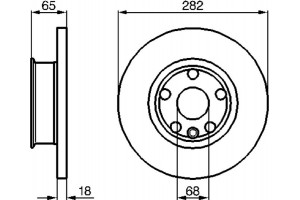 Bosch Δισκόπλακα - 0 986 478 613