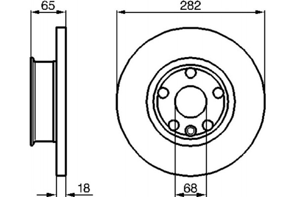 Bosch Δισκόπλακα - 0 986 478 613
