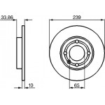 Bosch Δισκόπλακα - 0 986 478 620