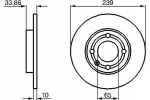Bosch Δισκόπλακα - 0 986 478 620