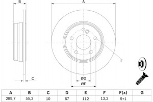 Bosch Δισκόπλακα - 0 986 478 626