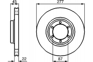 Bosch Δισκόπλακα - 0 986 478 635