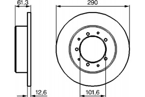 Bosch Δισκόπλακα - 0 986 478 656