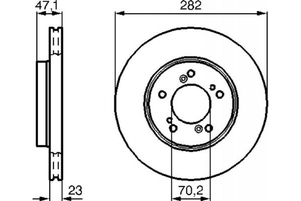 Bosch Δισκόπλακα - 0 986 478 667