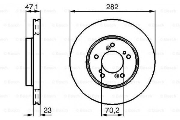 Bosch Δισκόπλακα - 0 986 478 667