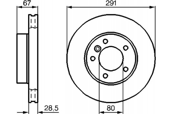 Bosch Δισκόπλακα - 0 986 478 691