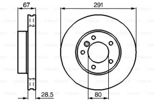 Bosch Δισκόπλακα - 0 986 478 691