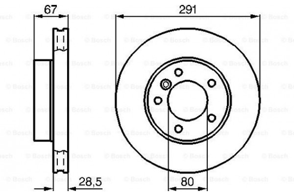 Bosch Δισκόπλακα - 0 986 478 691