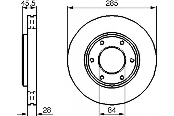 Bosch Δισκόπλακα - 0 986 478 693