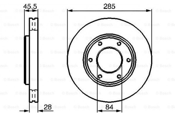 Bosch Δισκόπλακα - 0 986 478 693