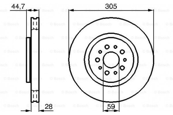 Bosch Δισκόπλακα - 0 986 478 711