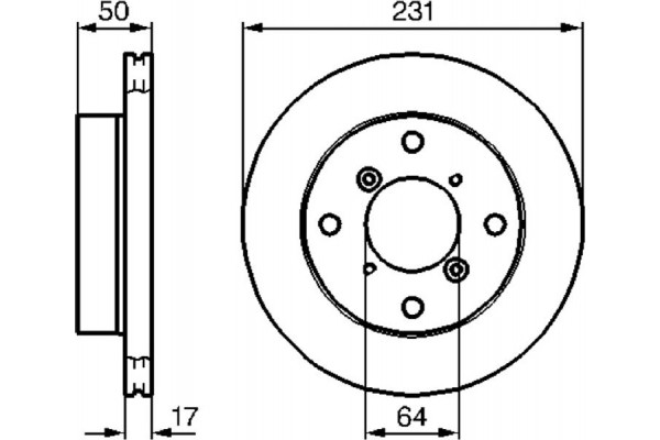Bosch Δισκόπλακα - 0 986 478 721