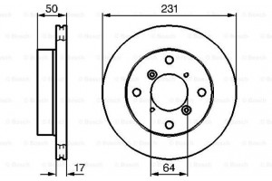 Bosch Δισκόπλακα - 0 986 478 721