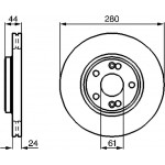 Bosch Δισκόπλακα - 0 986 478 734