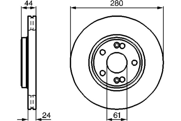 Bosch Δισκόπλακα - 0 986 478 734