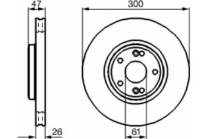 Bosch Δισκόπλακα - 0 986 478 743