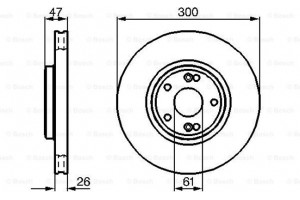 Bosch Δισκόπλακα - 0 986 478 743