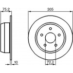 Bosch Δισκόπλακα - 0 986 478 771