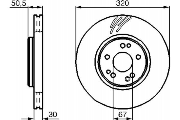 Bosch Δισκόπλακα - 0 986 478 791