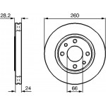 Bosch Δισκόπλακα - 0 986 478 830
