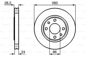 Bosch Δισκόπλακα - 0 986 478 830