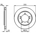 Bosch Δισκόπλακα - 0 986 478 839