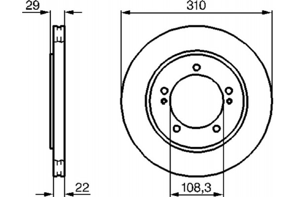 Bosch Δισκόπλακα - 0 986 478 839