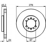 Bosch Δισκόπλακα - 0 986 478 844