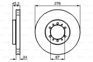 Bosch Δισκόπλακα - 0 986 478 844