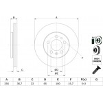 Bosch Δισκόπλακα - 0 986 478 853