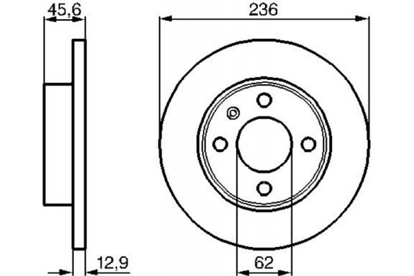 Bosch Δισκόπλακα - 0 986 478 859