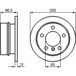 Bosch Δισκόπλακα - 0 986 478 863