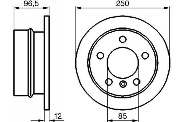 Bosch Δισκόπλακα - 0 986 478 863