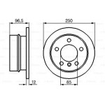 Bosch Δισκόπλακα - 0 986 478 863