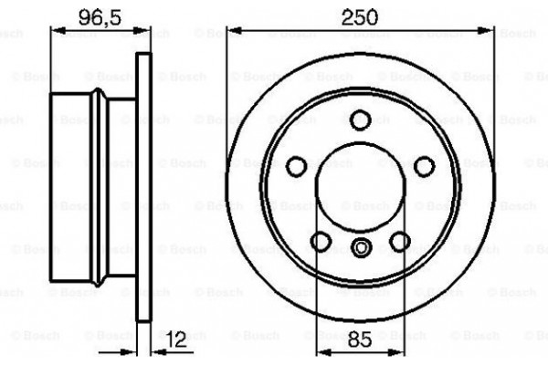 Bosch Δισκόπλακα - 0 986 478 863