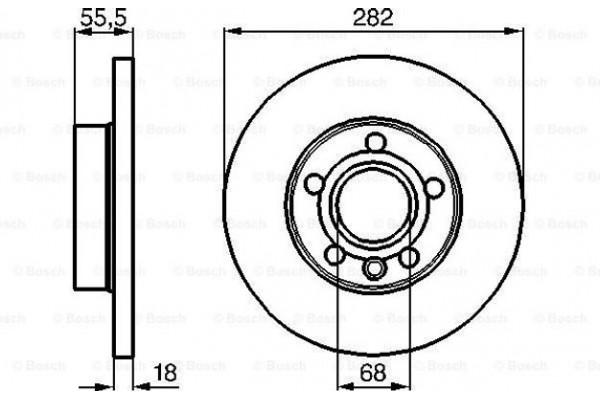 Bosch Δισκόπλακα - 0 986 478 870