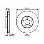 Bosch Δισκόπλακα - 0 986 479 C81