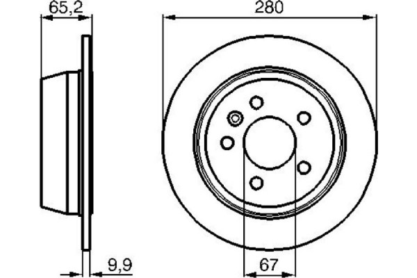 Bosch Δισκόπλακα - 0 986 478 873
