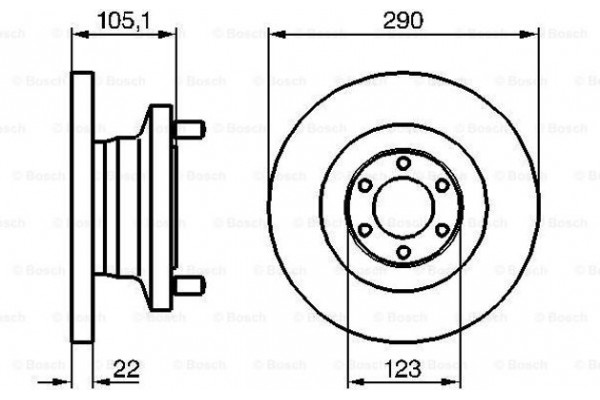 Bosch Δισκόπλακα - 0 986 478 885