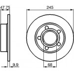 Bosch Δισκόπλακα - 0 986 478 888