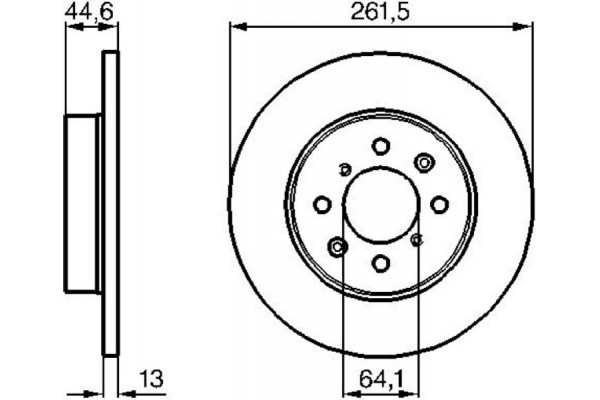 Bosch Δισκόπλακα - 0 986 478 889