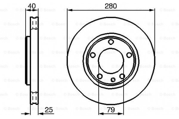 Bosch Δισκόπλακα - 0 986 478 890