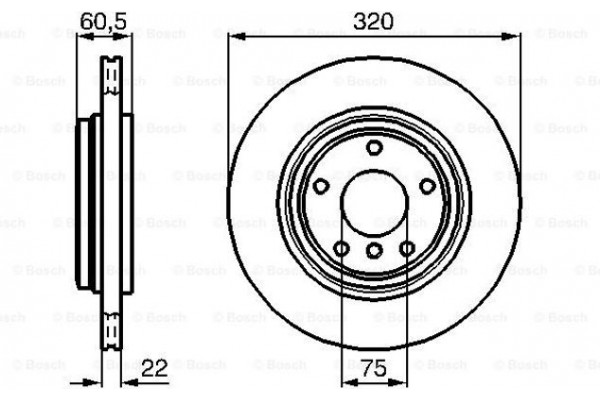 Bosch Δισκόπλακα - 0 986 478 975