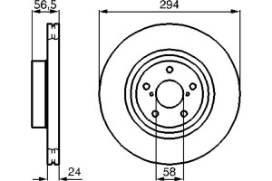 Bosch Δισκόπλακα - 0 986 478 977