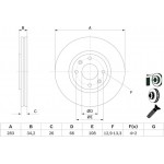 Bosch Δισκόπλακα - 0 986 478 979