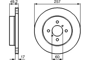 Bosch Δισκόπλακα - 0 986 478 984