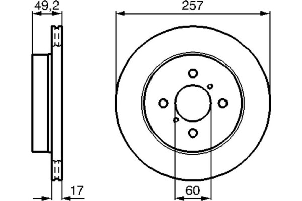 Bosch Δισκόπλακα - 0 986 478 984