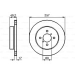 Bosch Δισκόπλακα - 0 986 478 984