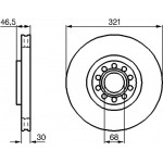 Bosch Δισκόπλακα - 0 986 478 985