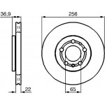 Bosch Δισκόπλακα - 0 986 478 988